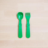 Re-Play Recycled Plastic Dinner Set in Kelly Green