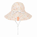 Bedhead Hat Reversible Linen Hat - Wildflower & Blanc (Wide Brim)
