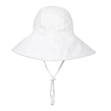 Bedhead Hat Reversible Linen Hat - Wildflower & Blanc (Wide Brim)